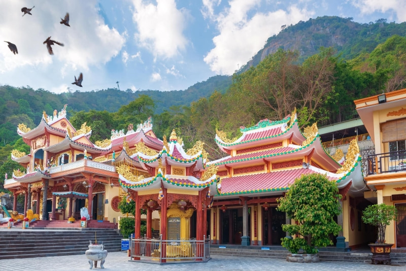 The roof of temple.