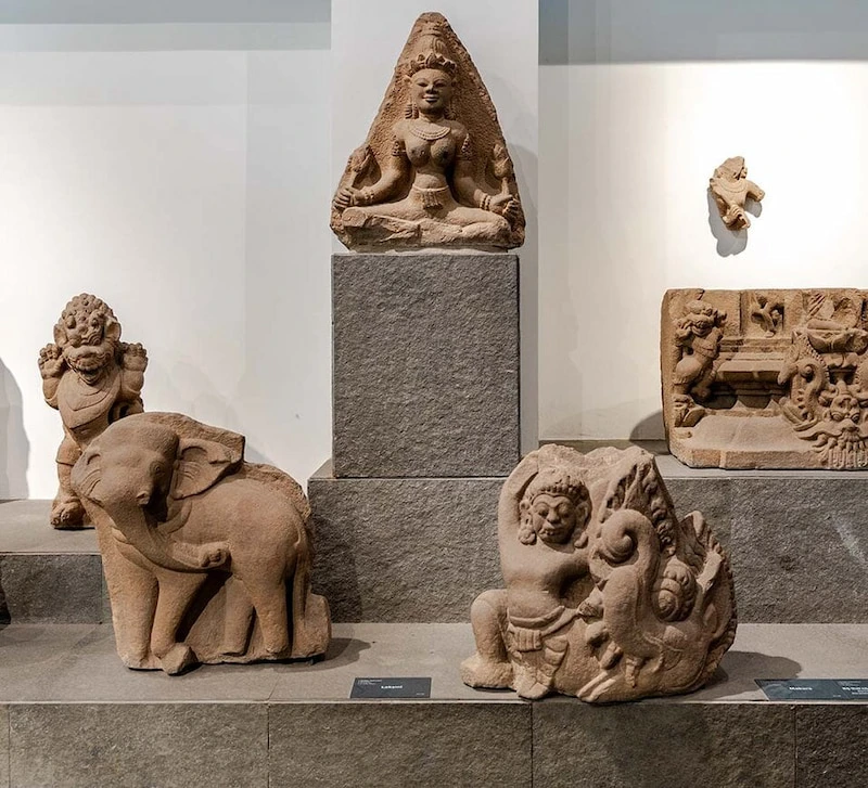 Numerous historic artifacts remain carefully kept inside the museum