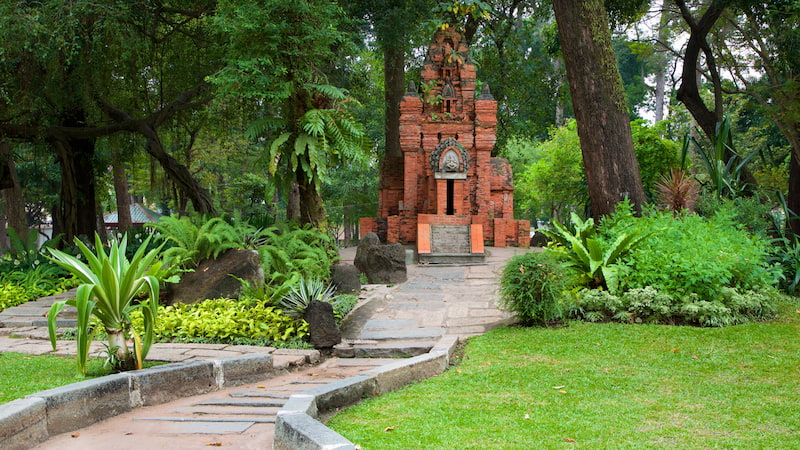 Finding peace and history at the Cham Tower in Tao Dan Park