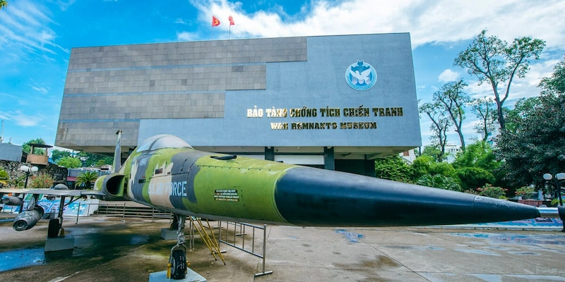 The War Remnants Museum is a famous destination at Ho Chi Minh city 