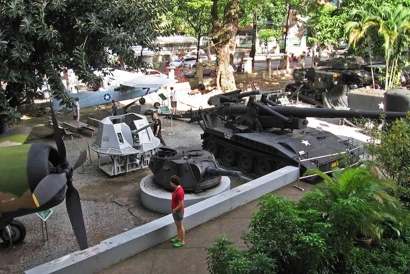A powerful display of vintage aircraft and military machinery